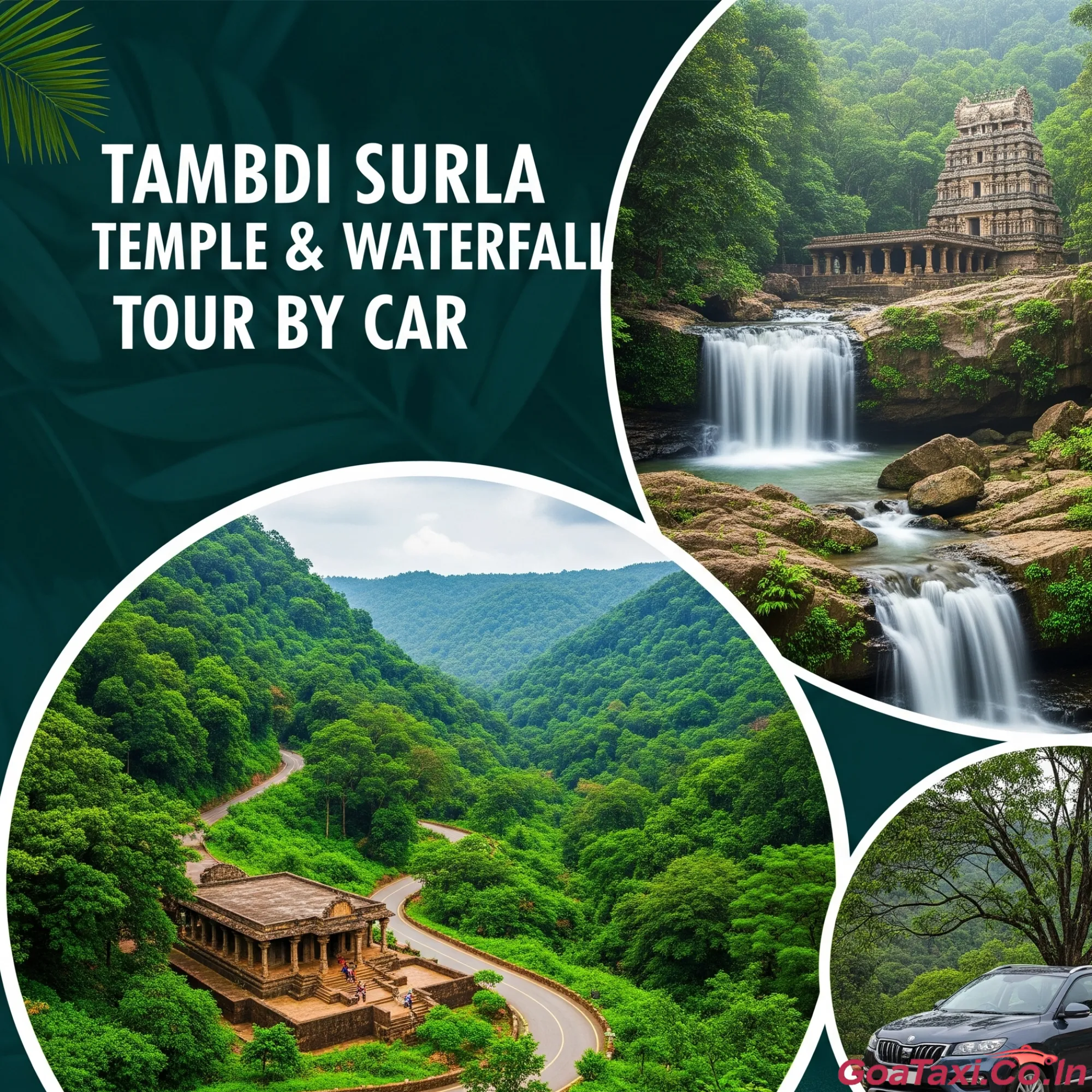 Tambdi Surla Temple and Waterfall Tour