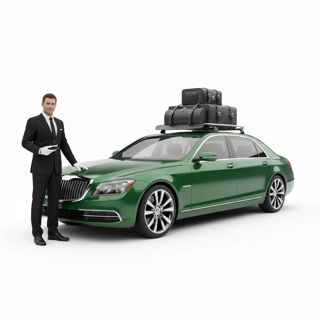 Taxi Rentals with Driver Icon